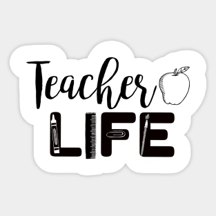 A Teacher's Life Sticker